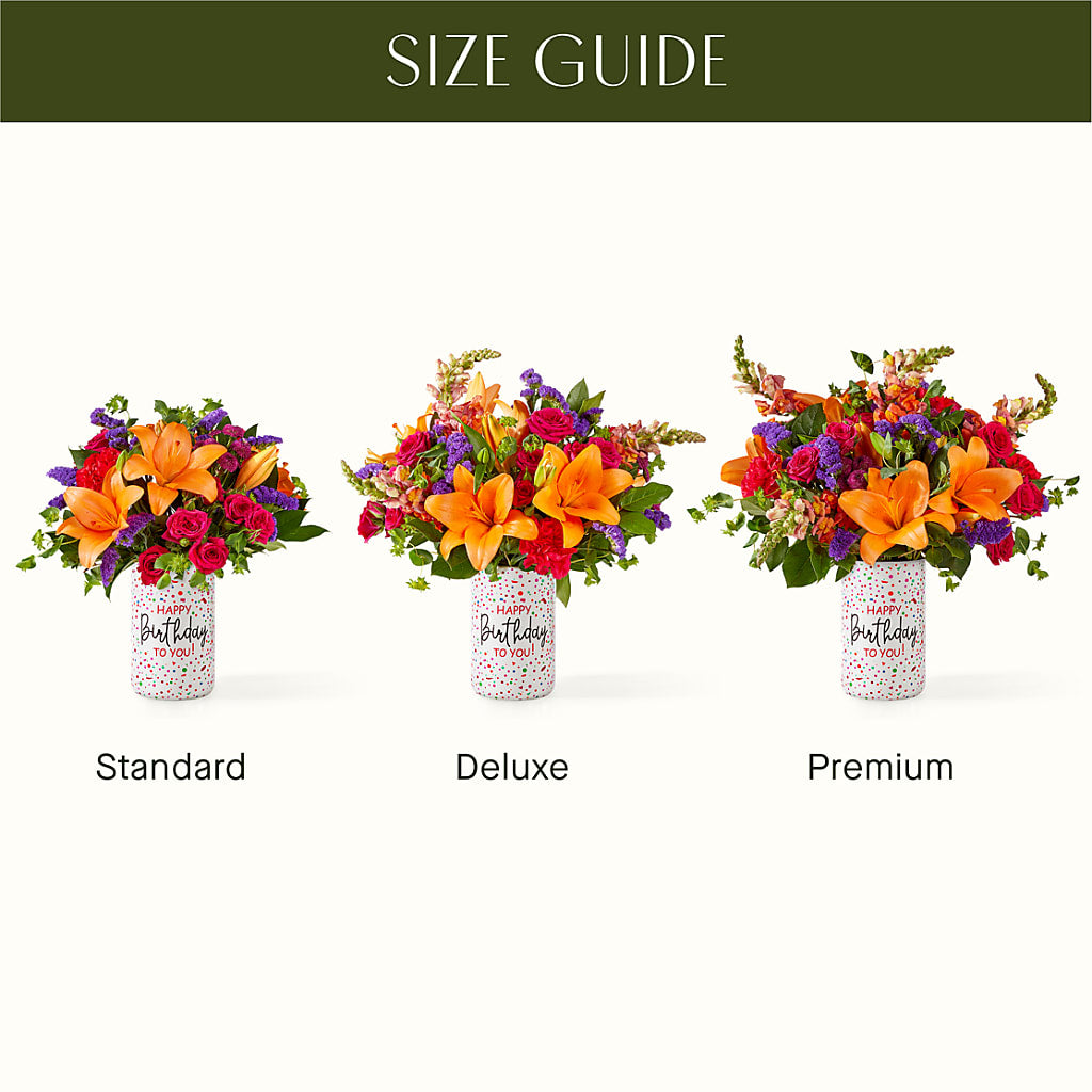 Birthday Palooza Bouquet – Queen Ofe Florist, San Jose CA