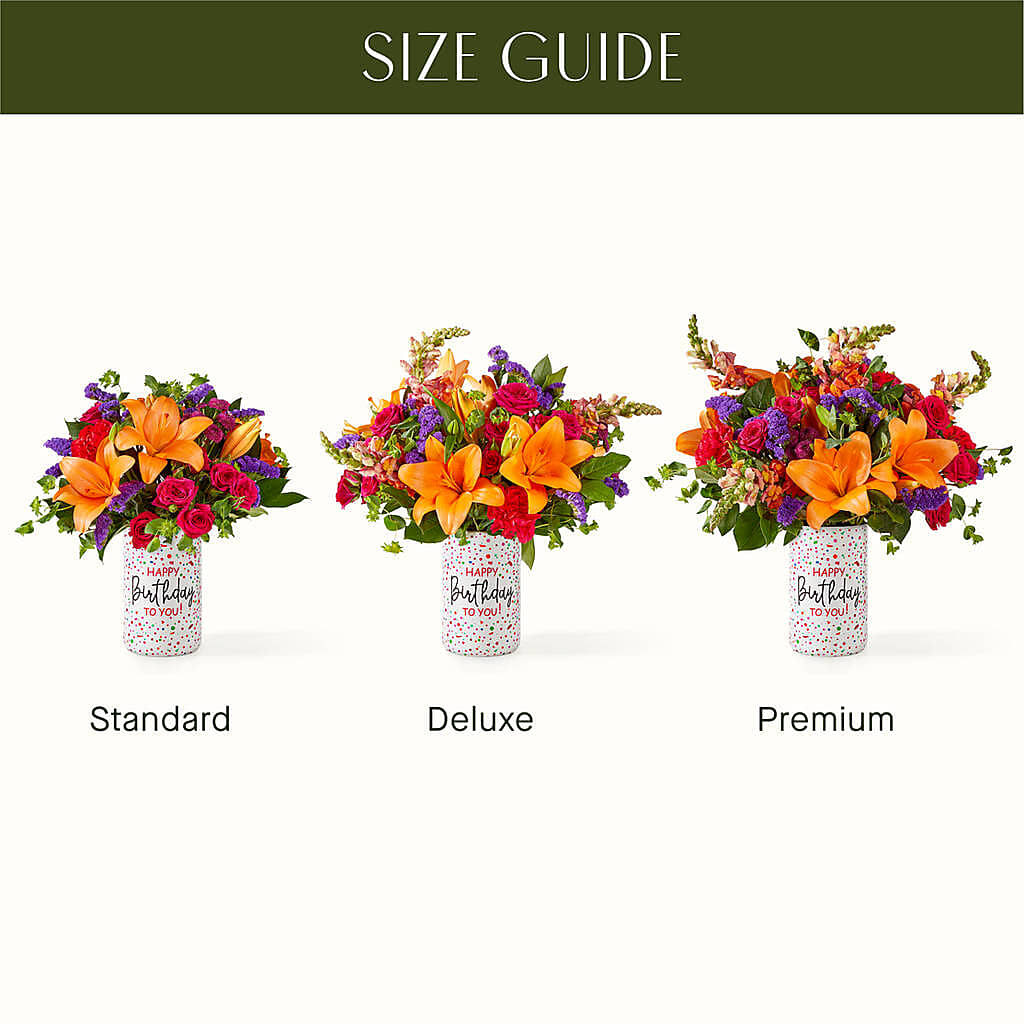 Birthday Palooza Bouquet – Queen Ofe Florist, San Jose CA