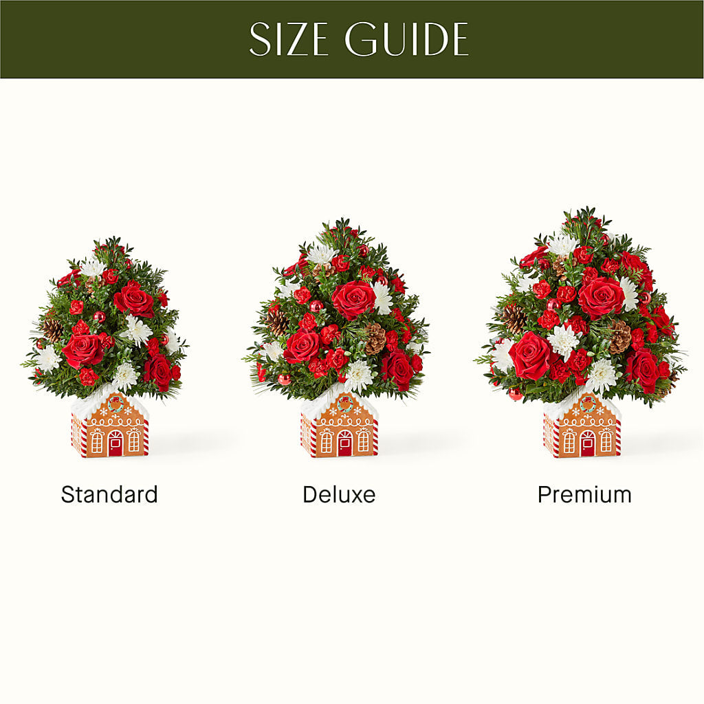 Spiced Gingerbread Tree – Queen Ofe Florist, San Jose CA