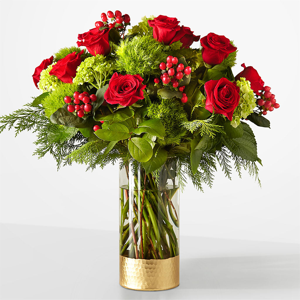 Plaid Throw Bouquet – Queen Ofe Florist, San Jose CA