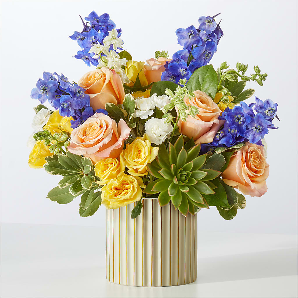 Cobalt Reverie Bouquet – Queen Ofe Florist, San Jose CA