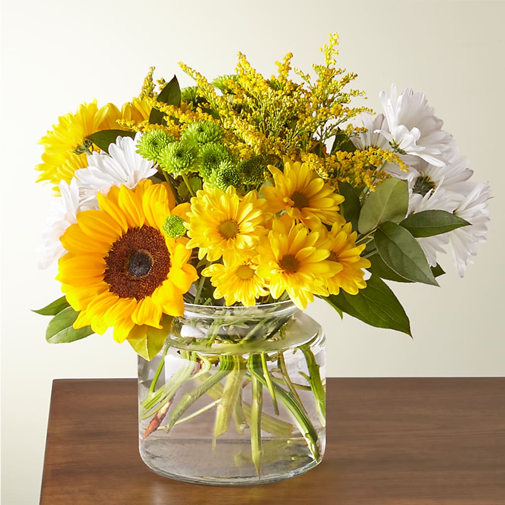 Hello Sunshine Bouquet – Queen Ofe Florist, San Jose CA