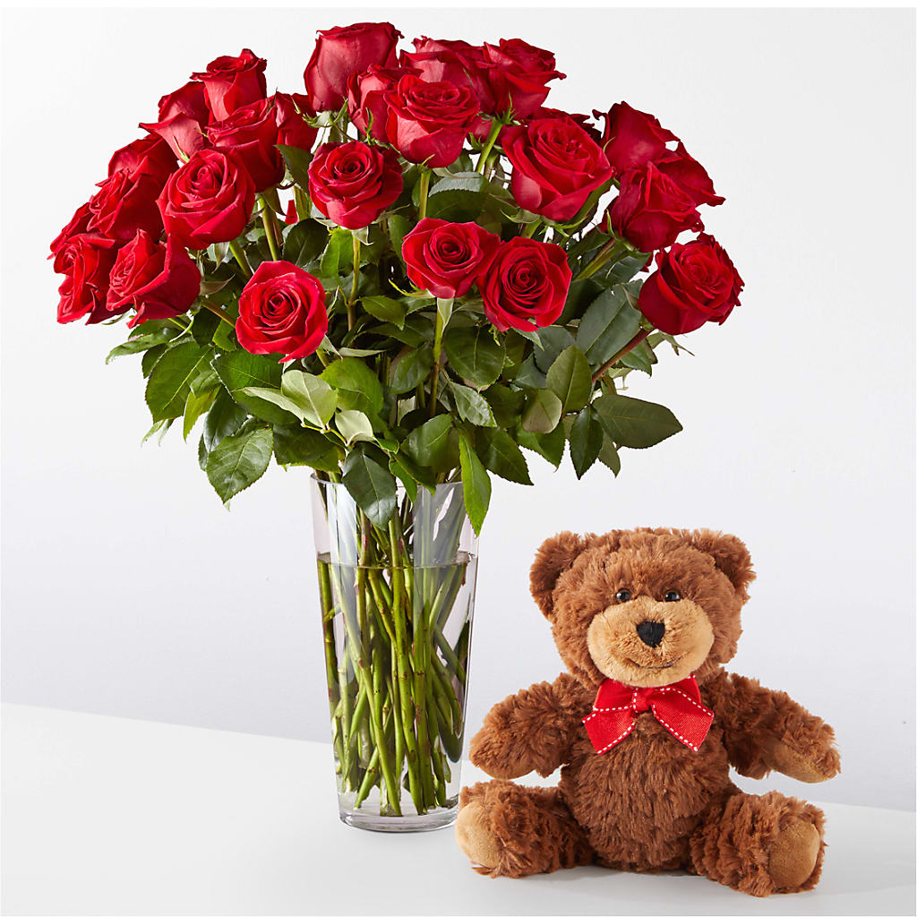 Romantic Long Stem Red Rose Bouquet Bundles – Queen Ofe Florist, San Jose CA