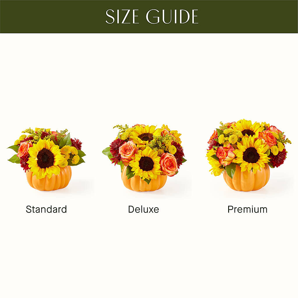 Golden Gourd Pumpkin Bouquet – Queen Ofe Florist, San Jose CA