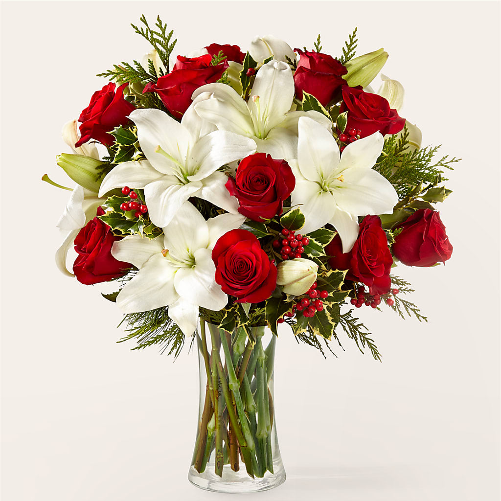 Sparkling Snowflakes Bouquet – Queen Ofe Florist, San Jose CA