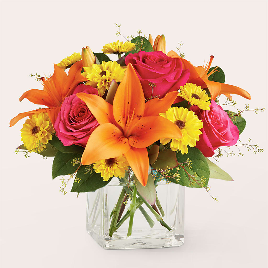 Neon Lights Bouquet – Queen Ofe Florist, San Jose CA