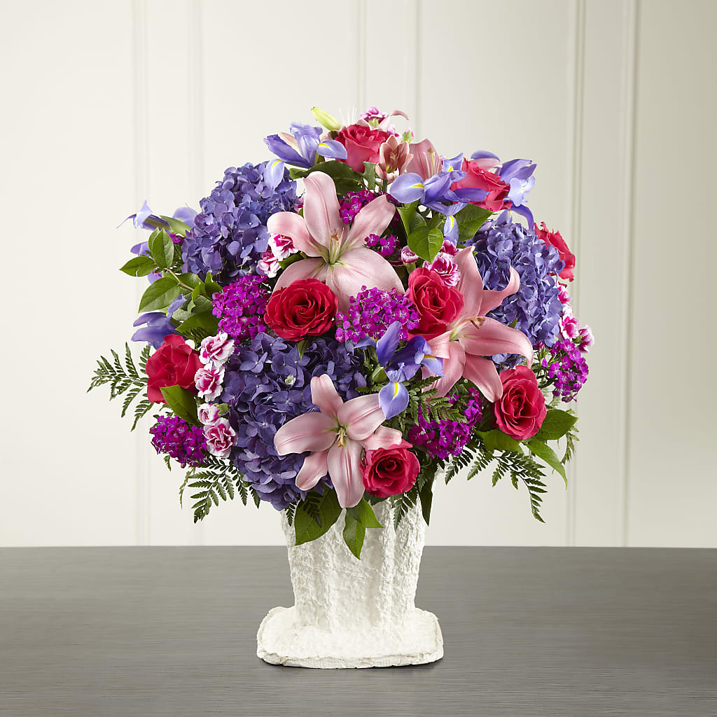 We Fondly Remember Arrangement – Queen Ofe Florist, San Jose CA