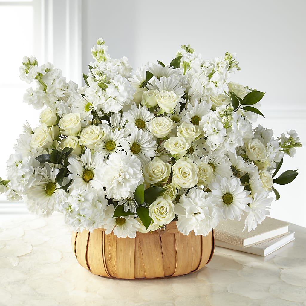 Graceful Garden Basket – Queen Ofe Florist, San Jose CA