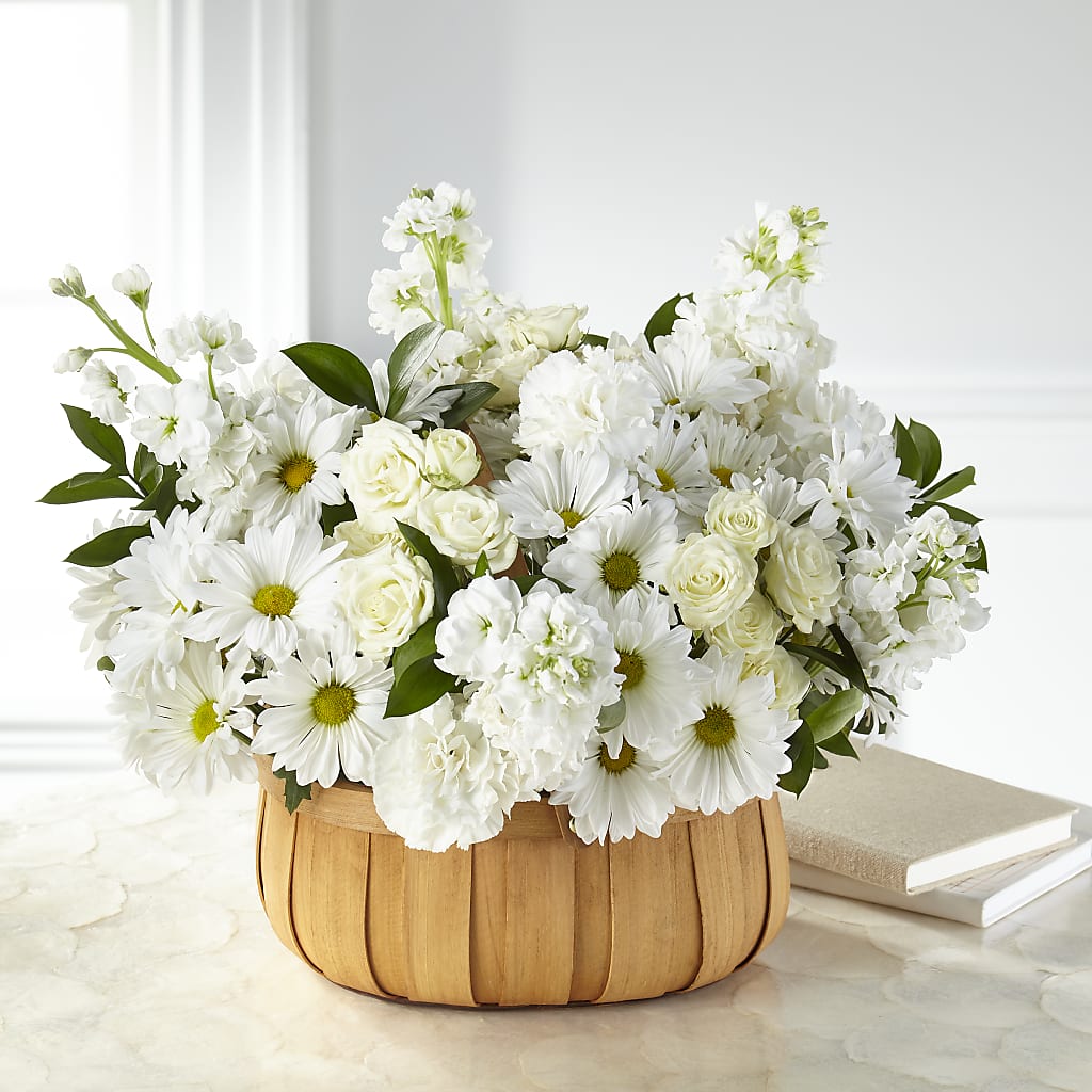 Graceful Garden Basket – Queen Ofe Florist, San Jose CA