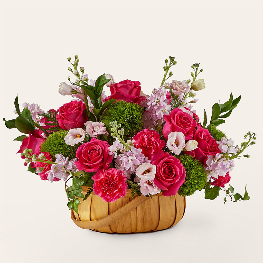 Radiance in Bloom Basket – Queen Ofe Florist, San Jose CA