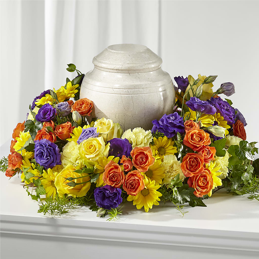 Blossoms of Remembrance Cremation Adornment – Queen Ofe Florist, San Jose CA