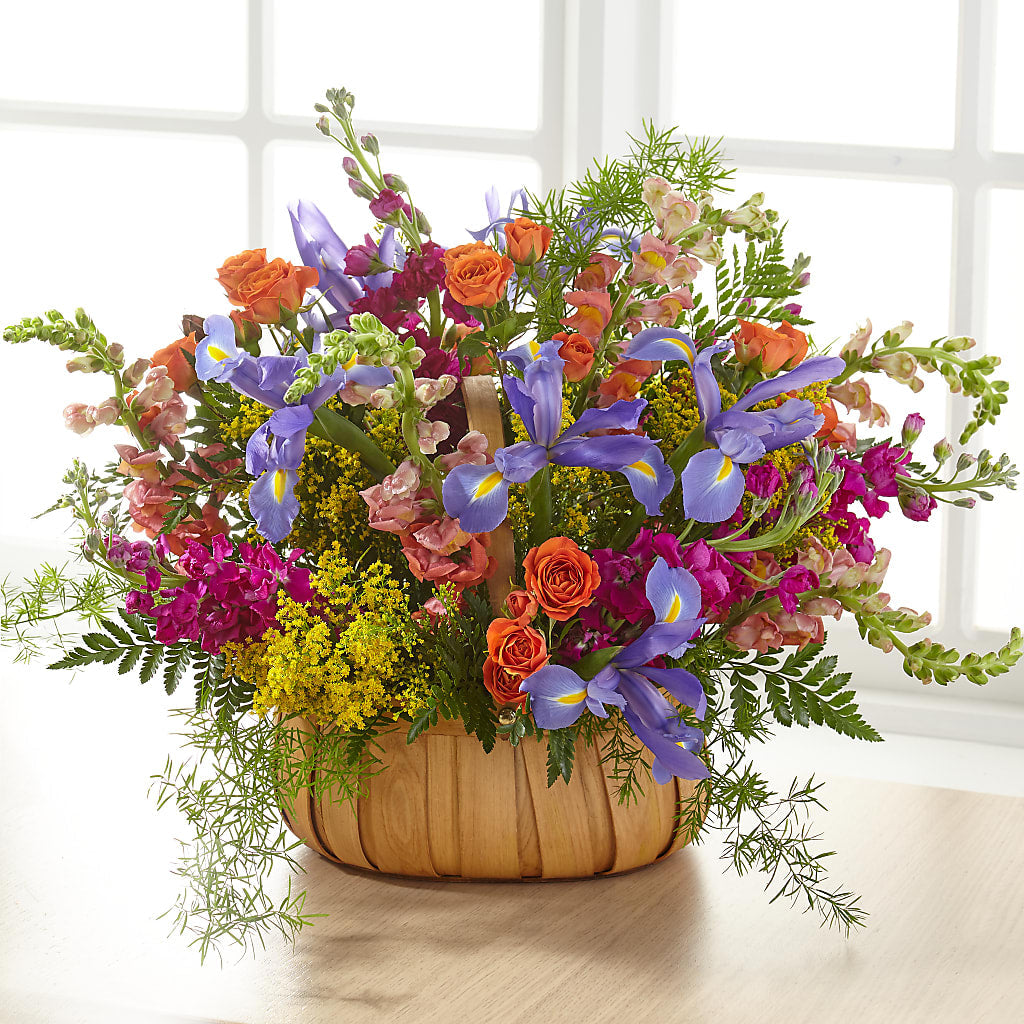 Garden of Life Basket – Queen Ofe Florist, San Jose CA