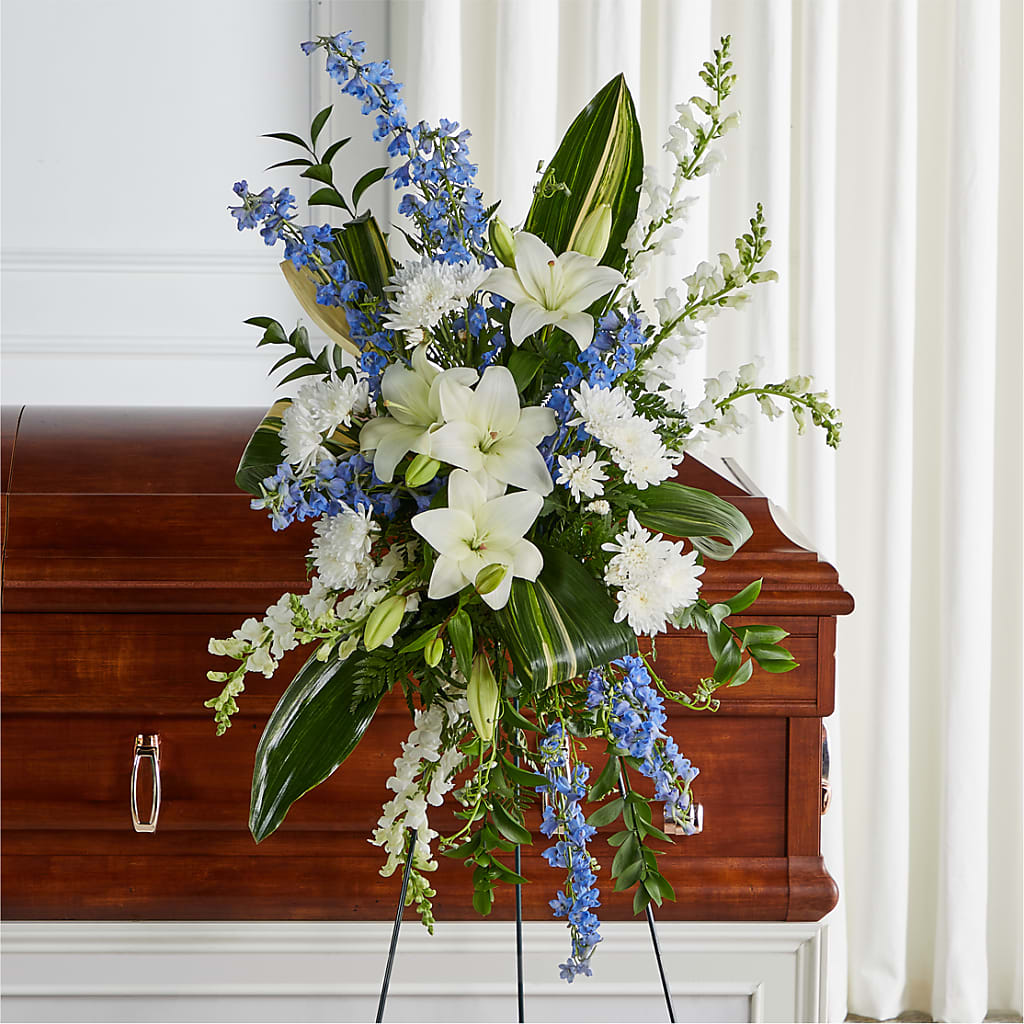 Eternal Impressions Standing Spray – Queen Ofe Florist, San Jose CA