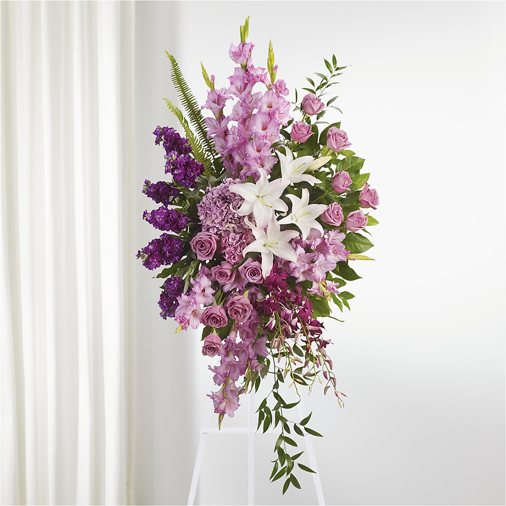 Never Alone Standing Spray – Queen Ofe Florist, San Jose CA