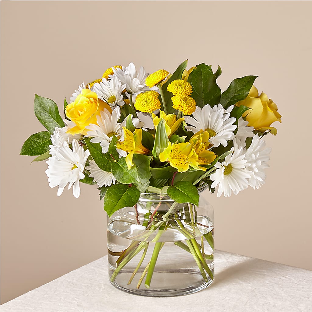 Sunny Sentiments Bouquet – Queen Ofe Florist, San Jose CA