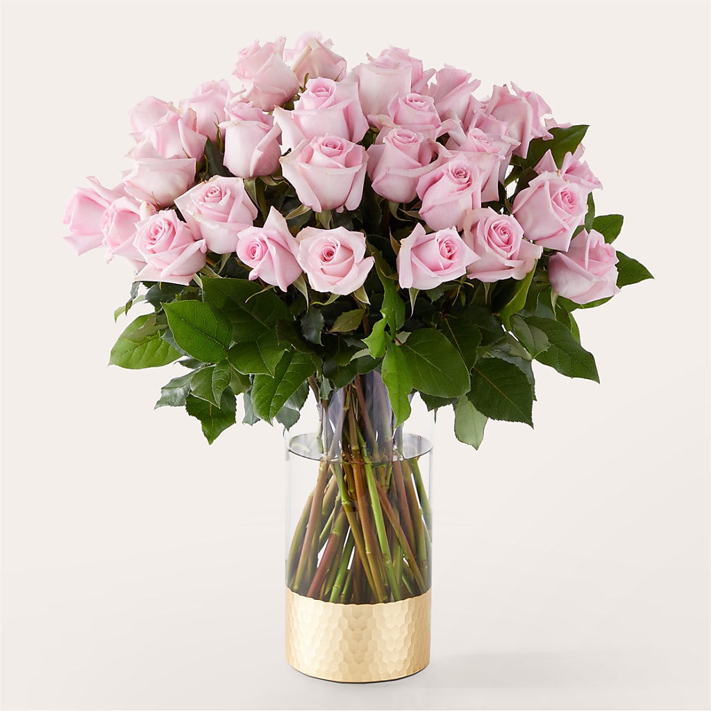 Picture Perfect Pink Rose Bouquet – Queen Ofe Florist, San Jose CA