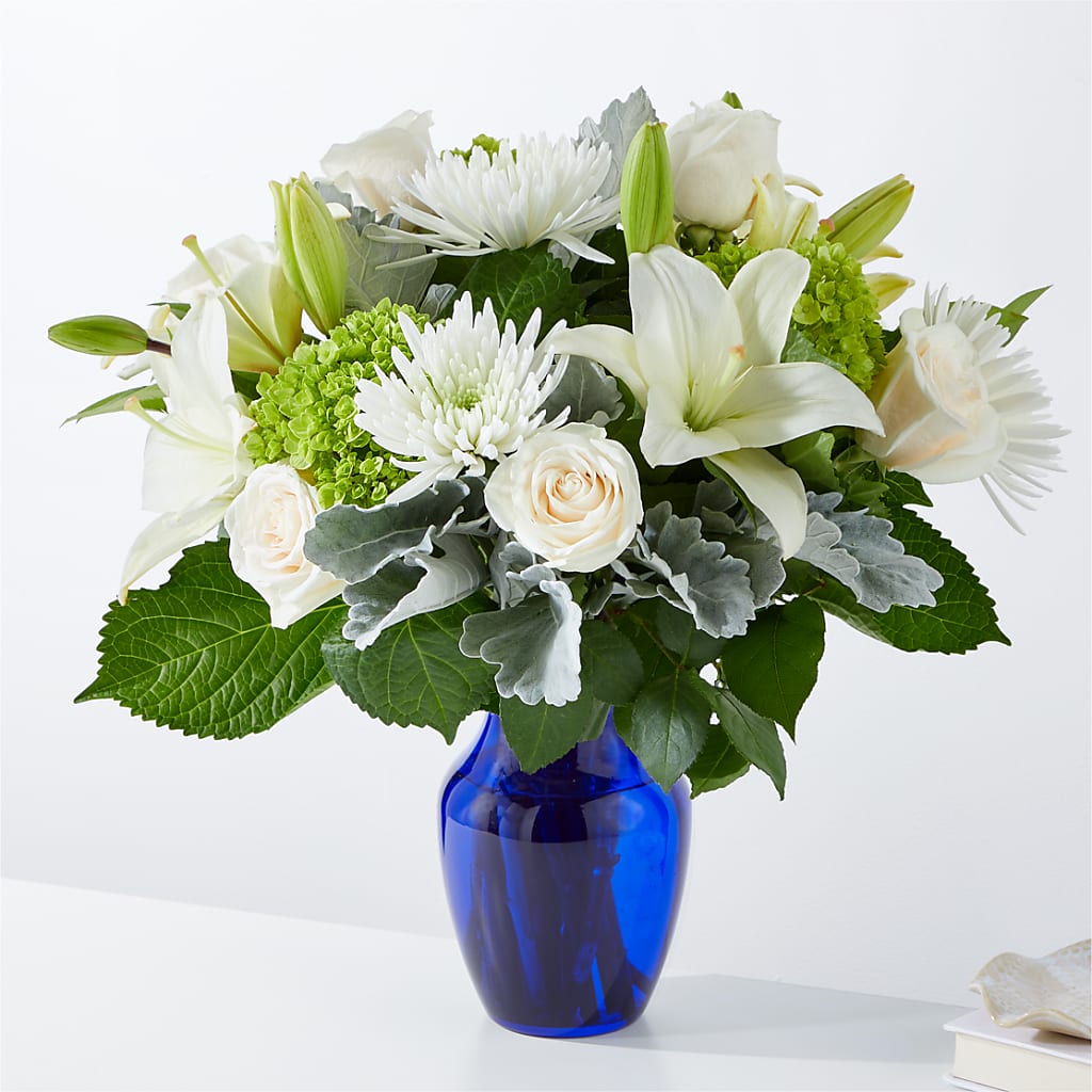 Snowy Dreams Bouquet – Queen Ofe Florist, San Jose CA