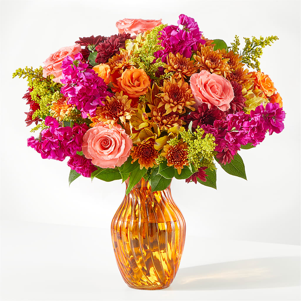 Amber Muse Bouquet – Queen Ofe Florist, San Jose CA
