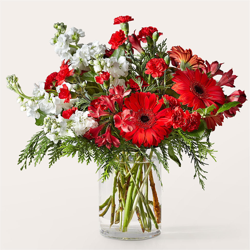 Holidaisy Bouquet – Queen Ofe Florist, San Jose CA