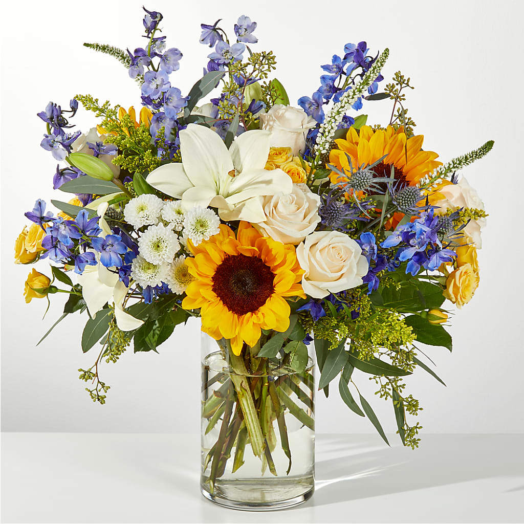 Wonderfully Sunny Bouquet – Queen Ofe Florist, San Jose CA