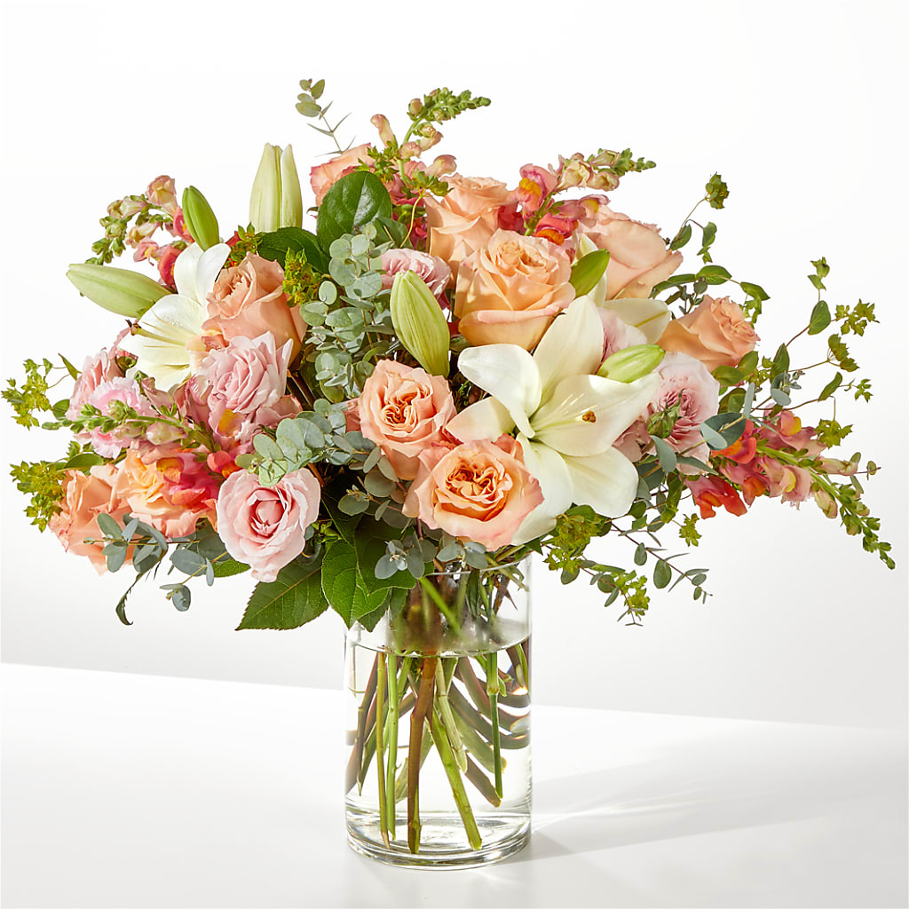Grapefruit Splash Bouquet – Queen Ofe Florist, San Jose CA