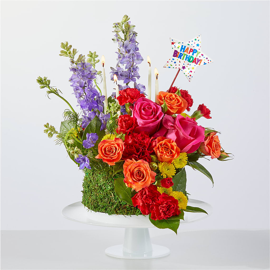 Best Year Yet Floral Cake – Queen Ofe Florist, San Jose CA