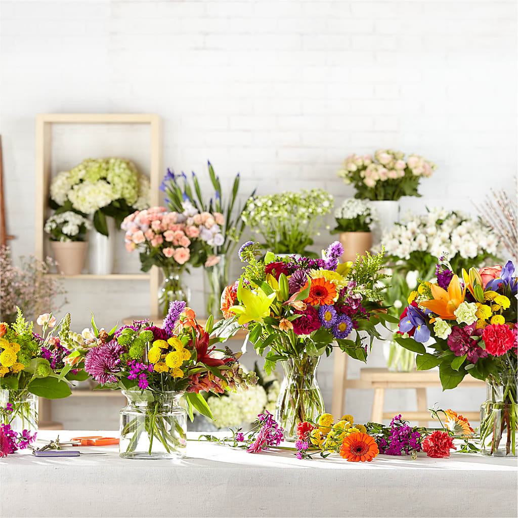 Bold & Bright – A Florist Original –  Queen Ofe Florist, San Jose CA