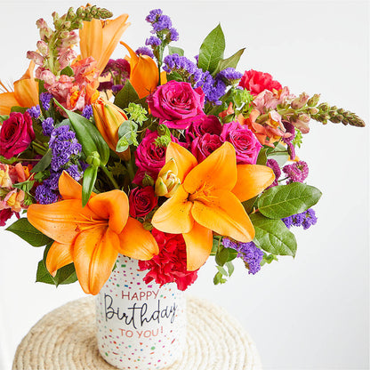 Birthday Palooza Bouquet –  Queen Ofe Florist, San Jose CA