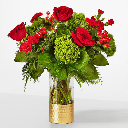 Plaid Throw Bouquet –  Queen Ofe Florist, San Jose CA