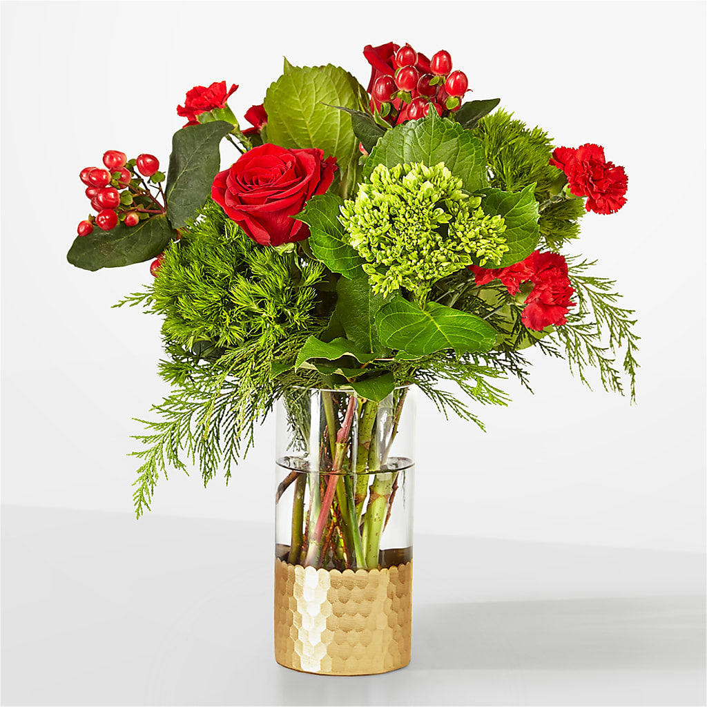 Plaid Throw Bouquet –  Queen Ofe Florist, San Jose CA
