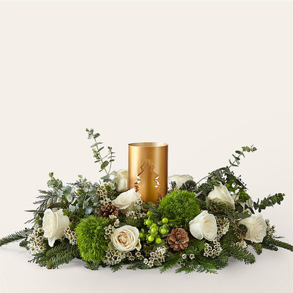 Chestnuts Roasting Centerpiece –  Queen Ofe Florist, San Jose CA