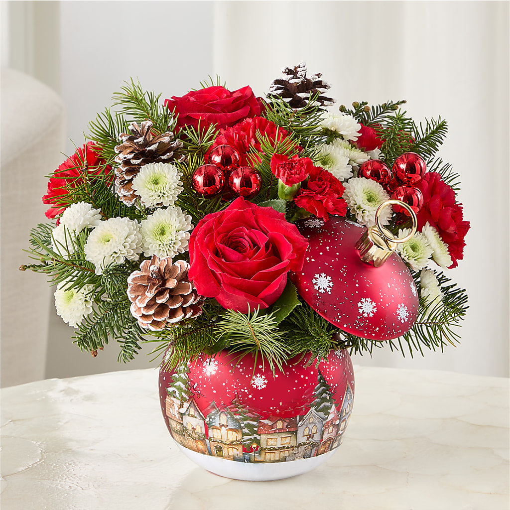 Christmas Carols Ornament –  Queen Ofe Florist, San Jose CA