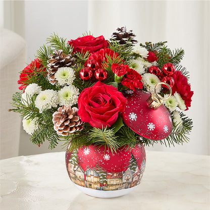 Christmas Carols Ornament –  Queen Ofe Florist, San Jose CA