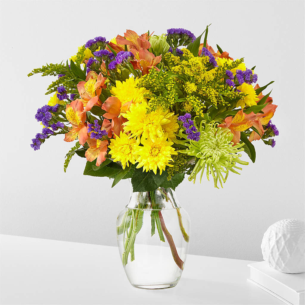 Marmalade Skies Bouquet –  Queen Ofe Florist, San Jose CA