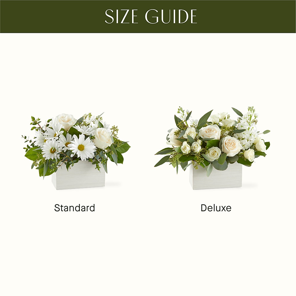 Fresh Linen Box Bouquet –  Queen Ofe Florist, San Jose CA