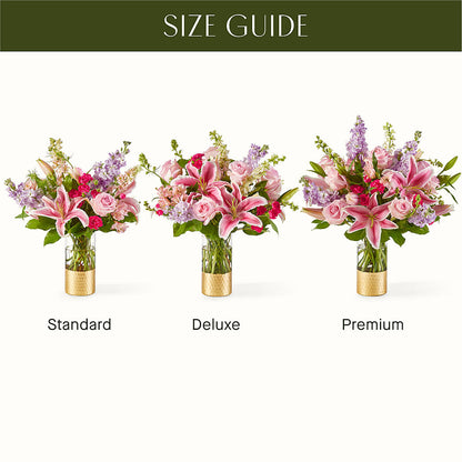 Mauvelous Bouquet –  Queen Ofe Florist, San Jose CA