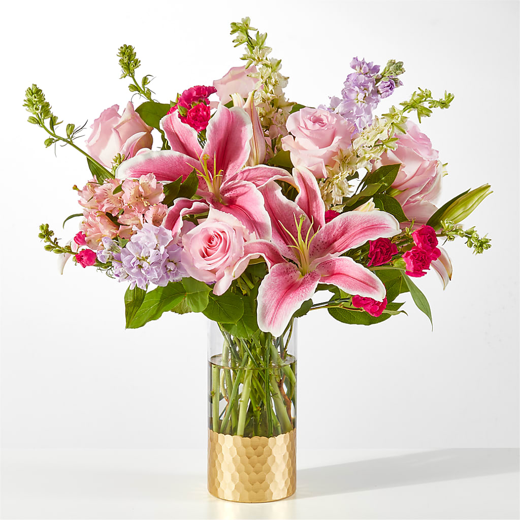 Mauvelous Bouquet –  Queen Ofe Florist, San Jose CA