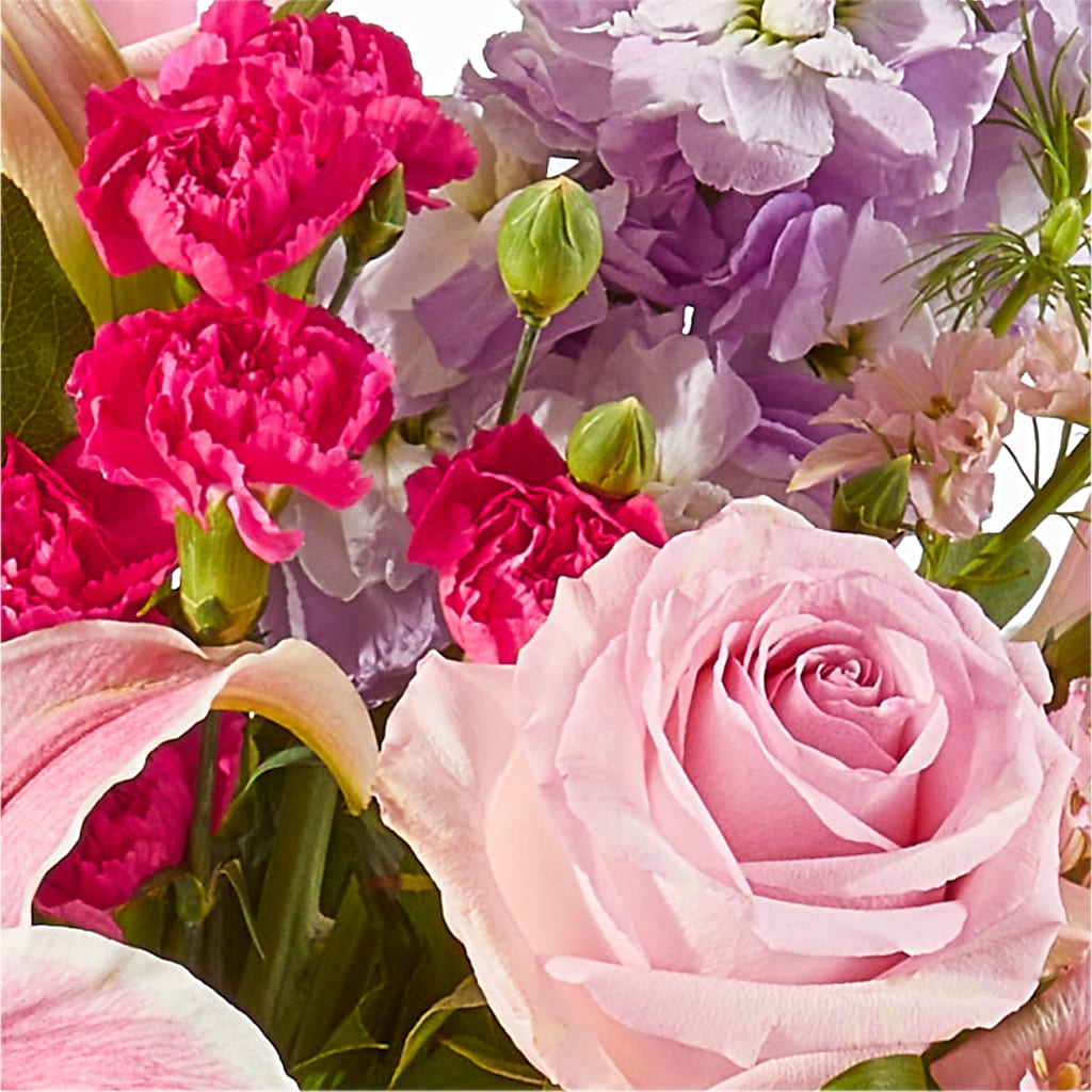Mauvelous Bouquet –  Queen Ofe Florist, San Jose CA