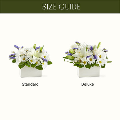 Beyond Blue Box Bouquet –  Queen Ofe Florist, San Jose CA