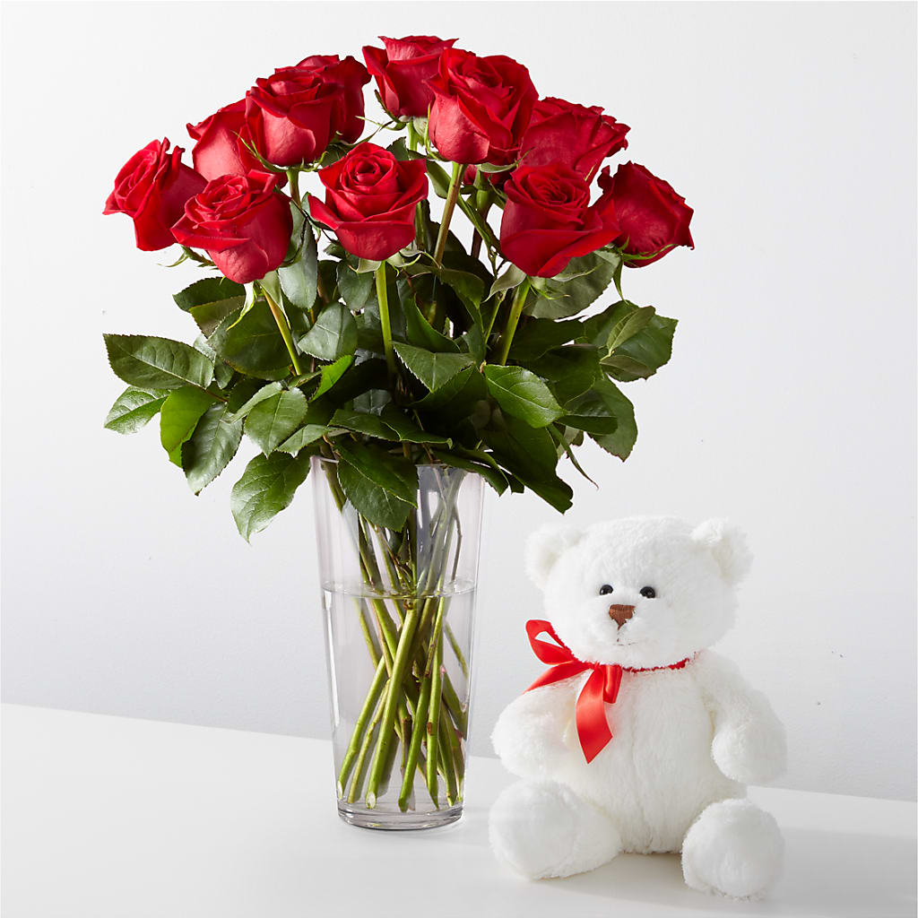 Romantic Long Stem Red Rose Bouquet Bundles –  Queen Ofe Florist, San Jose CA