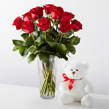 Romantic Long Stem Red Rose Bouquet Bundles –  Queen Ofe Florist, San Jose CA