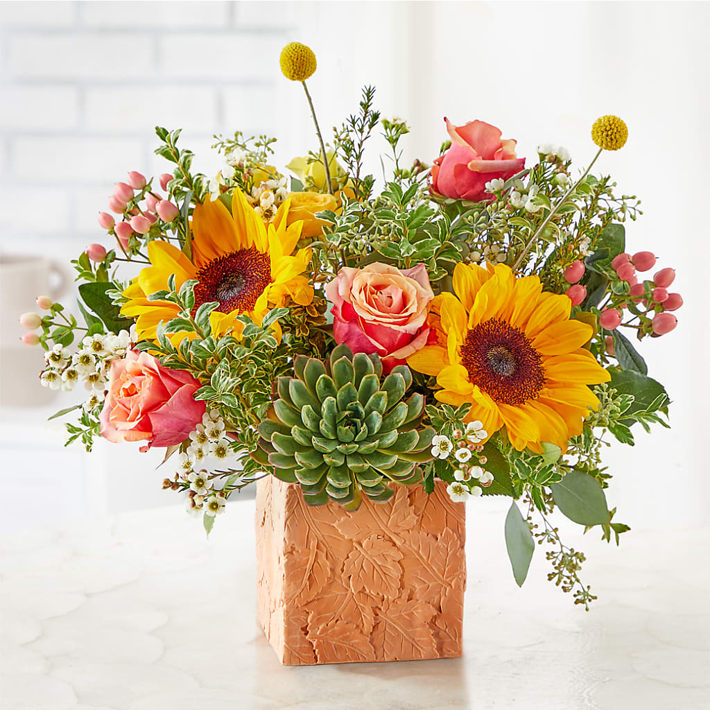Sunflower Season Bouquet –  Queen Ofe Florist, San Jose CA