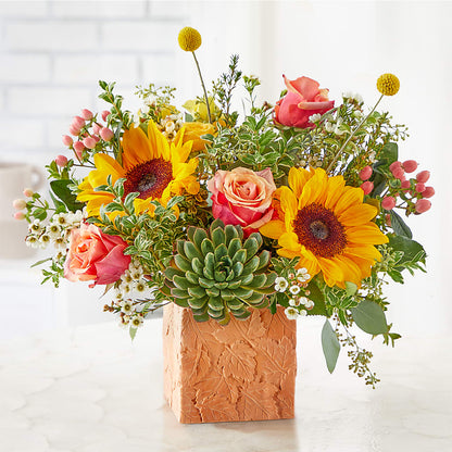 Sunflower Season Bouquet –  Queen Ofe Florist, San Jose CA