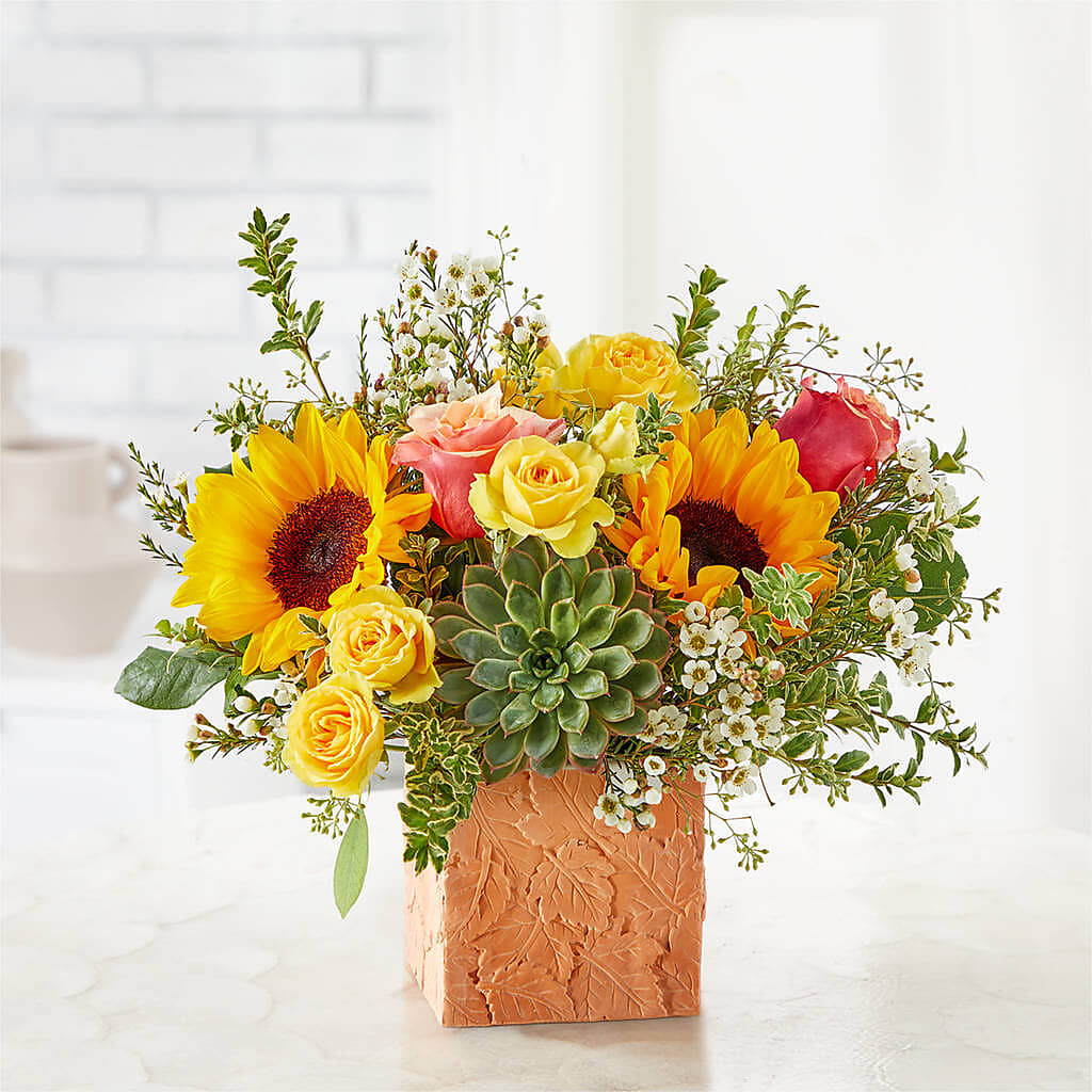 Sunflower Season Bouquet –  Queen Ofe Florist, San Jose CA