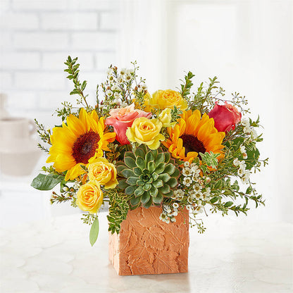 Sunflower Season Bouquet –  Queen Ofe Florist, San Jose CA