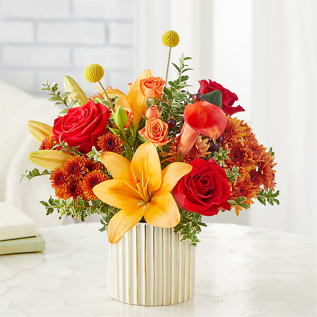 Scarlet Skies Bouquet –  Queen Ofe Florist, San Jose CA