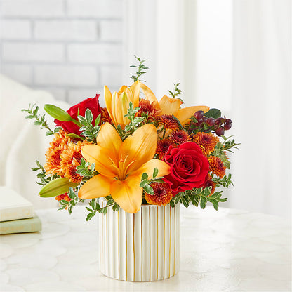 Scarlet Skies Bouquet –  Queen Ofe Florist, San Jose CA
