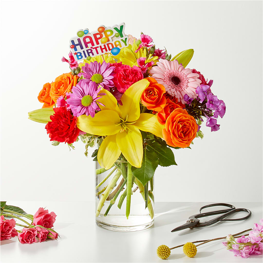 Cue the Confetti - A Florist Original –  Queen Ofe Florist, San Jose CA