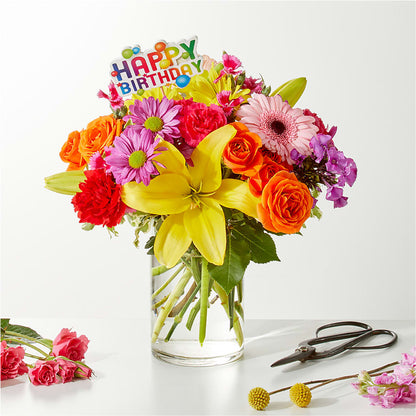 Cue the Confetti - A Florist Original –  Queen Ofe Florist, San Jose CA