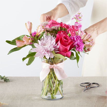 Pink Ribbon - A Florist Original –  Queen Ofe Florist, San Jose CA